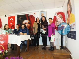 CHP Kaş kadın kolları kongresi yapıldı