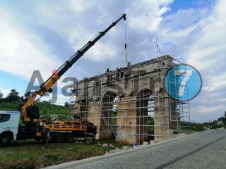 Patara’da Kent Kapısı restore ediliyor