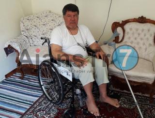 Kaş Belediyesinden tekerlekli sandalye yardımı