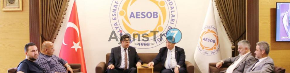 Başkan Ulutaş’tan AESOB seçimlerini kazanan Dere’ye hayırlı olsun ziyareti