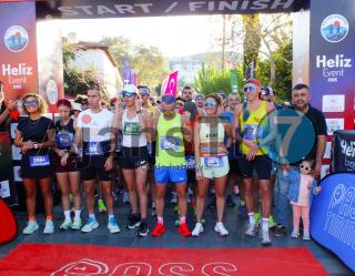 Kaş Yarı Maraton Koşusu yapıldı