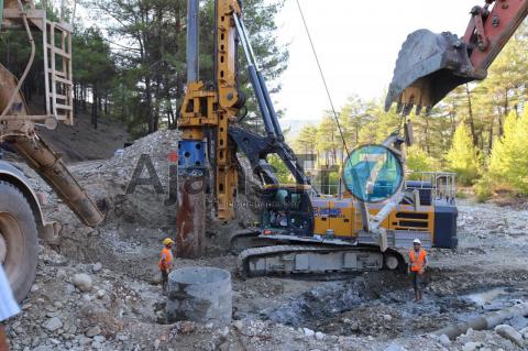 Kaş’ta Lengüme Köprüsü’nün temeli atıldı