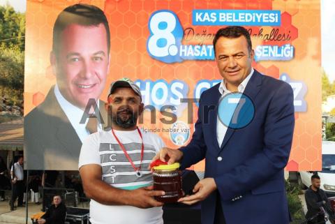 Kaş’ta 8. Doğantaş Hasat ve Bal Şenliği yapıldı