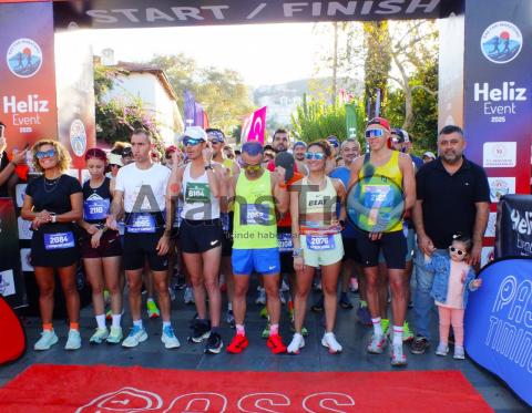 Kaş Yarı Maraton Koşusu yapıldı