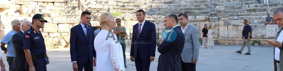 Antalya Valisi Şahin, Kaş’ı ziyaret etti